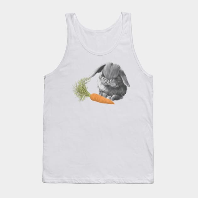 Bunny with carrot Tank Top by Anilia